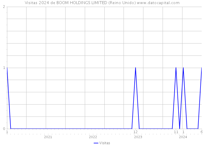 Visitas 2024 de BOOM HOLDINGS LIMITED (Reino Unido) 