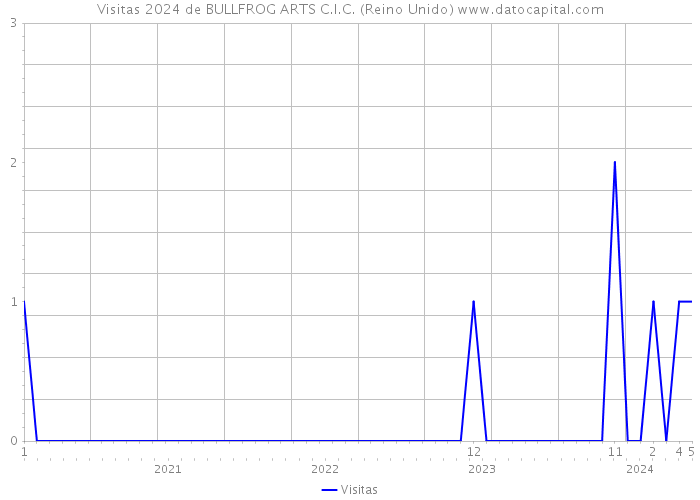 Visitas 2024 de BULLFROG ARTS C.I.C. (Reino Unido) 