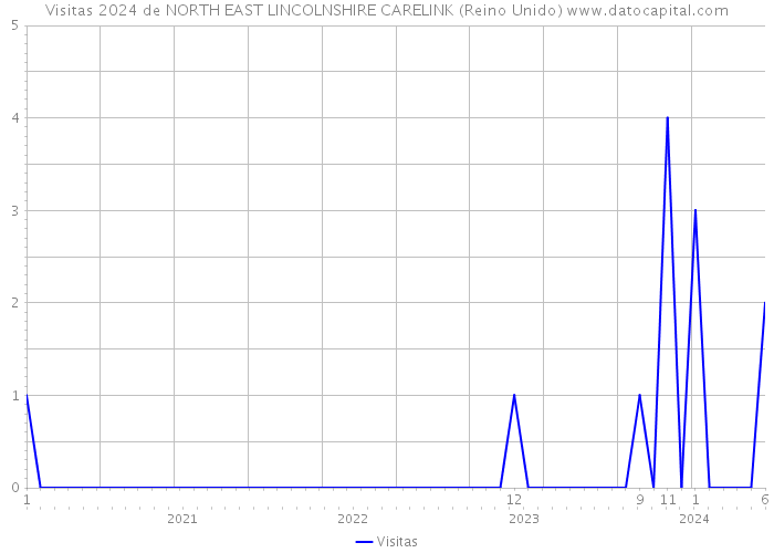 Visitas 2024 de NORTH EAST LINCOLNSHIRE CARELINK (Reino Unido) 