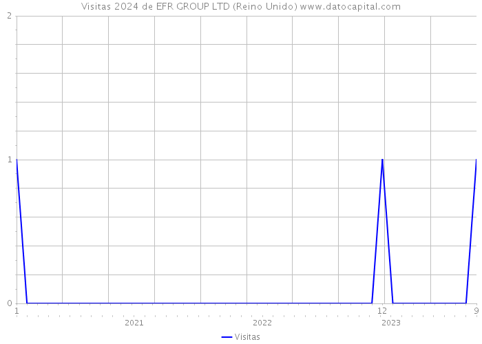 Visitas 2024 de EFR GROUP LTD (Reino Unido) 