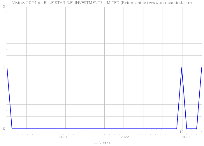 Visitas 2024 de BLUE STAR R.E. INVESTMENTS LIMITED (Reino Unido) 