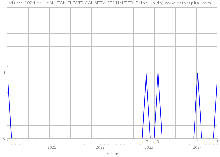 Visitas 2024 de HAMILTON ELECTRICAL SERVICES LIMITED (Reino Unido) 