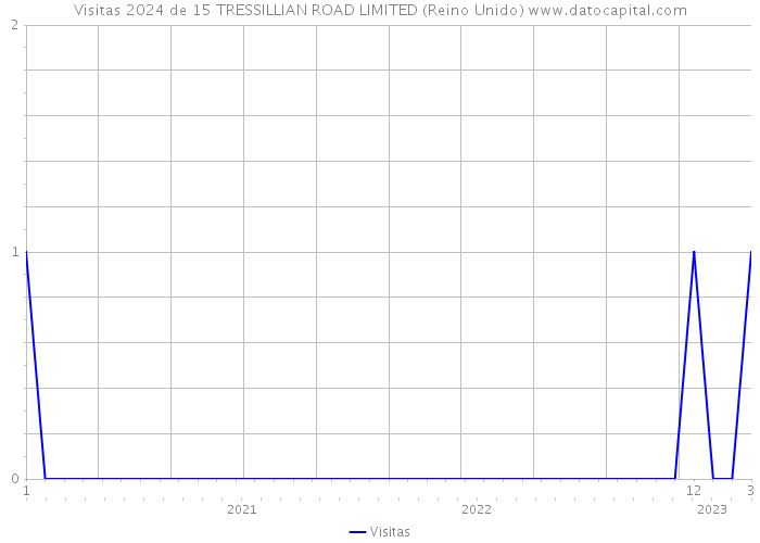 Visitas 2024 de 15 TRESSILLIAN ROAD LIMITED (Reino Unido) 