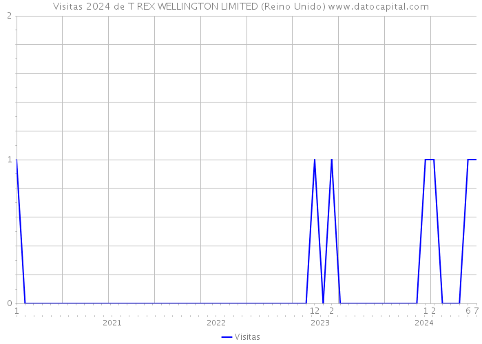 Visitas 2024 de T REX WELLINGTON LIMITED (Reino Unido) 