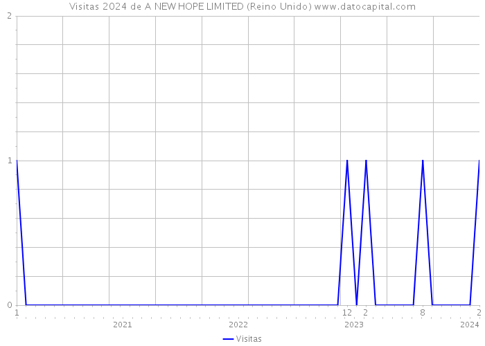 Visitas 2024 de A NEW HOPE LIMITED (Reino Unido) 