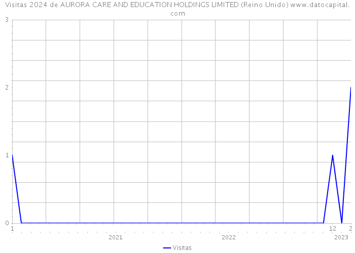 Visitas 2024 de AURORA CARE AND EDUCATION HOLDINGS LIMITED (Reino Unido) 