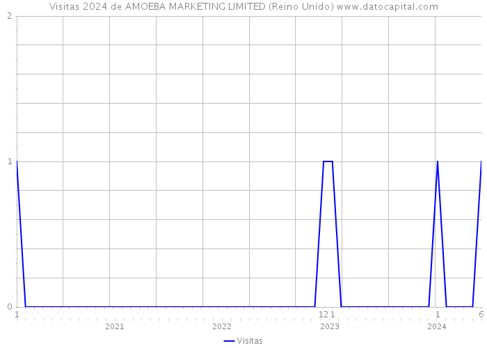 Visitas 2024 de AMOEBA MARKETING LIMITED (Reino Unido) 