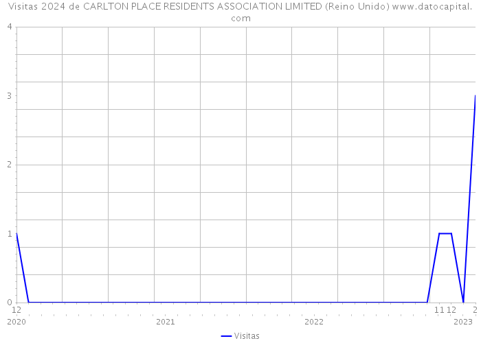 Visitas 2024 de CARLTON PLACE RESIDENTS ASSOCIATION LIMITED (Reino Unido) 