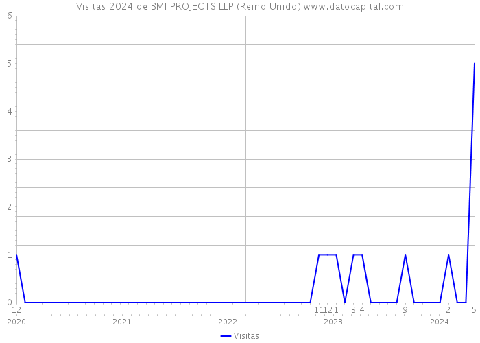 Visitas 2024 de BMI PROJECTS LLP (Reino Unido) 