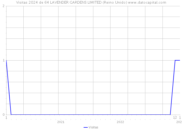 Visitas 2024 de 64 LAVENDER GARDENS LIMITED (Reino Unido) 