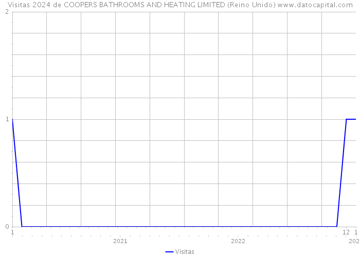 Visitas 2024 de COOPERS BATHROOMS AND HEATING LIMITED (Reino Unido) 