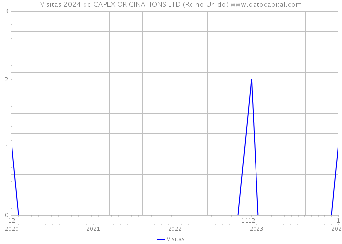 Visitas 2024 de CAPEX ORIGINATIONS LTD (Reino Unido) 