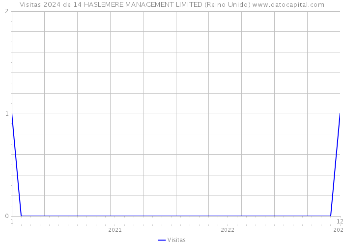 Visitas 2024 de 14 HASLEMERE MANAGEMENT LIMITED (Reino Unido) 