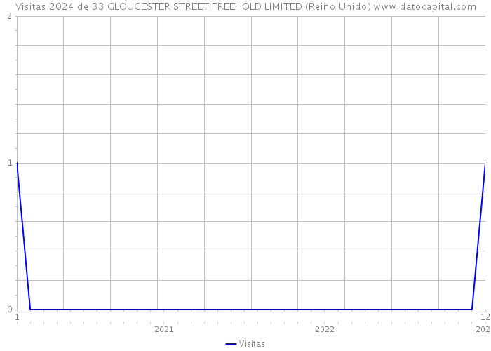 Visitas 2024 de 33 GLOUCESTER STREET FREEHOLD LIMITED (Reino Unido) 