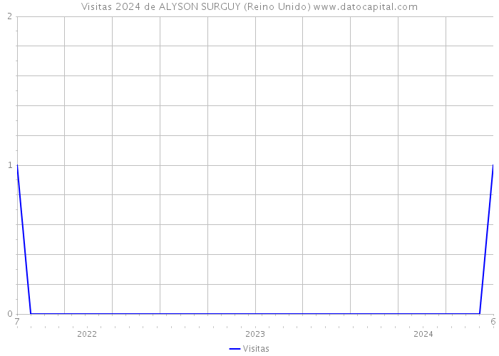 Visitas 2024 de ALYSON SURGUY (Reino Unido) 