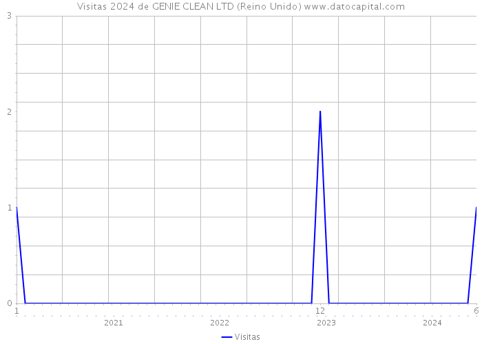 Visitas 2024 de GENIE CLEAN LTD (Reino Unido) 