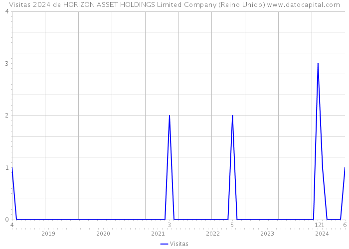 Visitas 2024 de HORIZON ASSET HOLDINGS Limited Company (Reino Unido) 