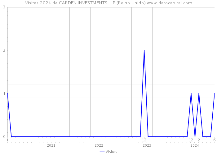 Visitas 2024 de CARDEN INVESTMENTS LLP (Reino Unido) 