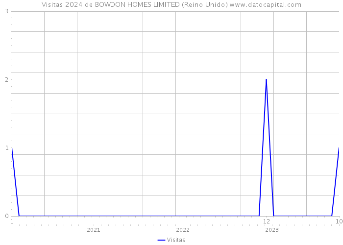 Visitas 2024 de BOWDON HOMES LIMITED (Reino Unido) 