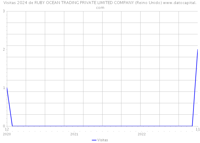 Visitas 2024 de RUBY OCEAN TRADING PRIVATE LIMITED COMPANY (Reino Unido) 