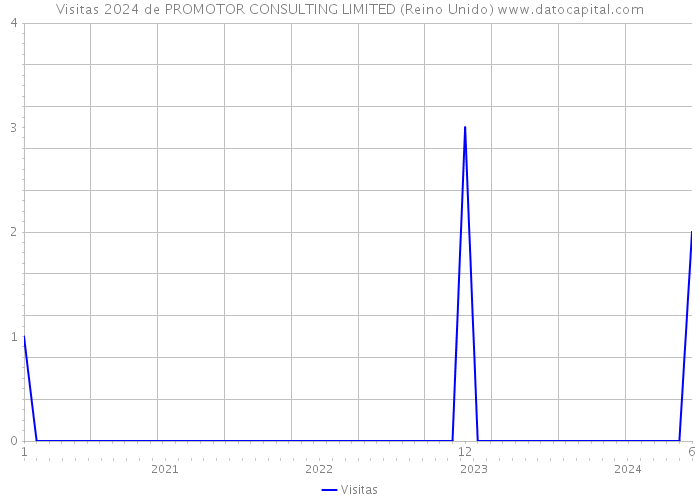 Visitas 2024 de PROMOTOR CONSULTING LIMITED (Reino Unido) 