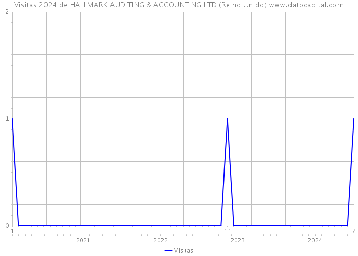 Visitas 2024 de HALLMARK AUDITING & ACCOUNTING LTD (Reino Unido) 