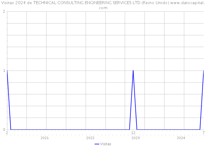 Visitas 2024 de TECHNICAL CONSULTING ENGINEERING SERVICES LTD (Reino Unido) 