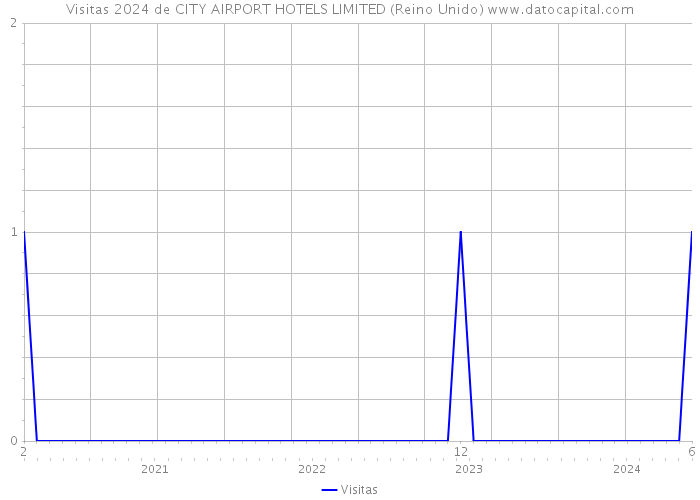 Visitas 2024 de CITY AIRPORT HOTELS LIMITED (Reino Unido) 