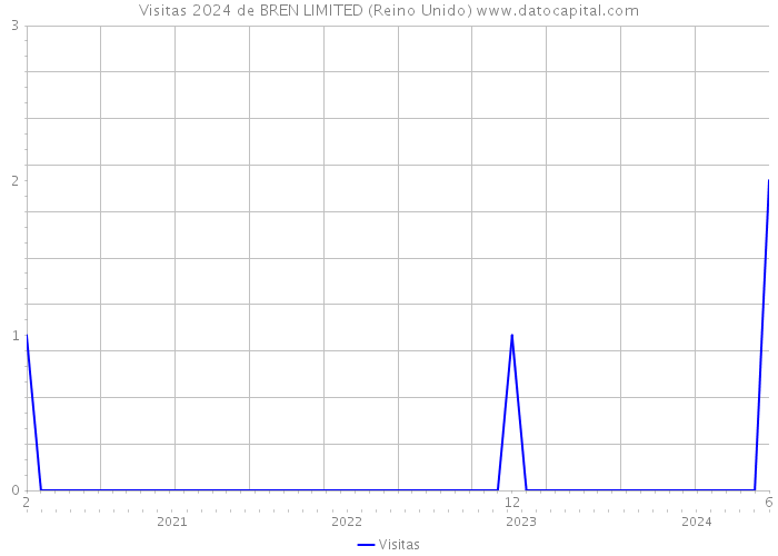 Visitas 2024 de BREN LIMITED (Reino Unido) 