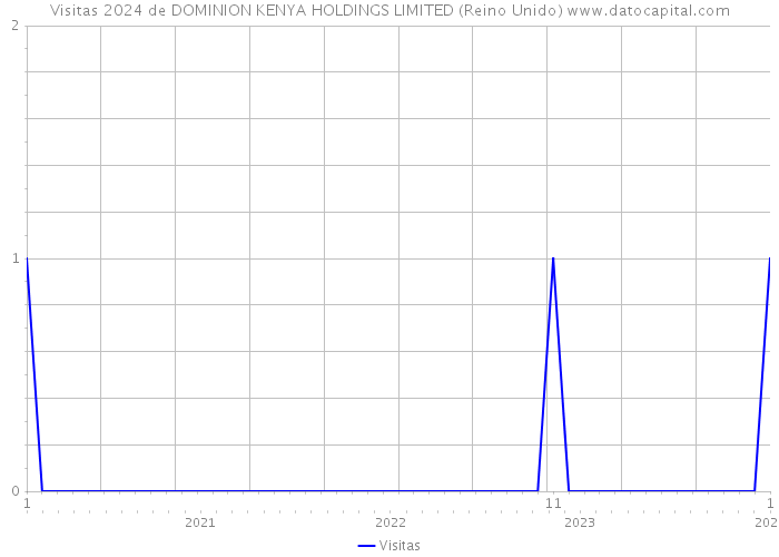 Visitas 2024 de DOMINION KENYA HOLDINGS LIMITED (Reino Unido) 