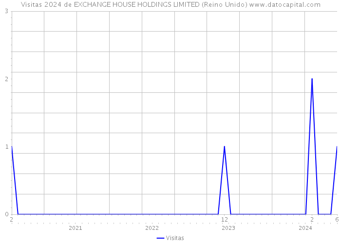 Visitas 2024 de EXCHANGE HOUSE HOLDINGS LIMITED (Reino Unido) 