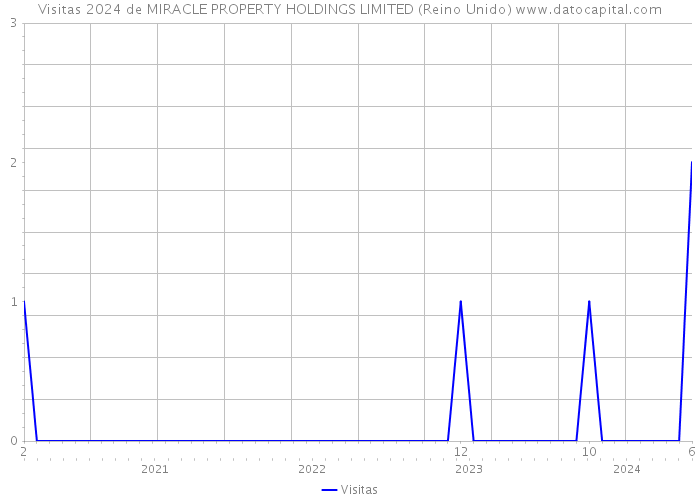 Visitas 2024 de MIRACLE PROPERTY HOLDINGS LIMITED (Reino Unido) 
