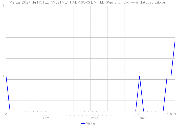 Visitas 2024 de HOTEL INVESTMENT ADVISORS LIMITED (Reino Unido) 