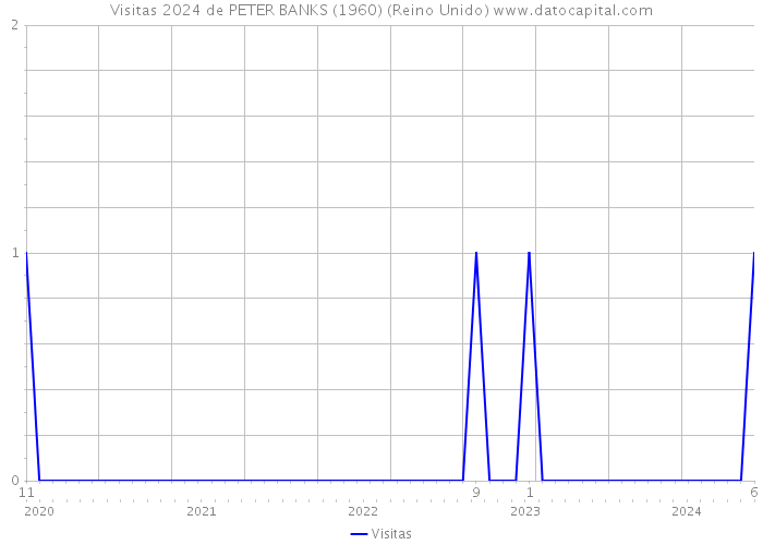 Visitas 2024 de PETER BANKS (1960) (Reino Unido) 