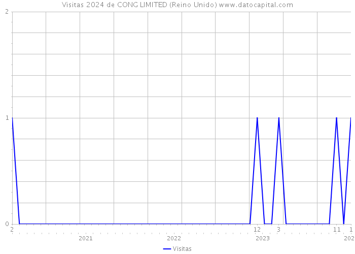 Visitas 2024 de CONG LIMITED (Reino Unido) 