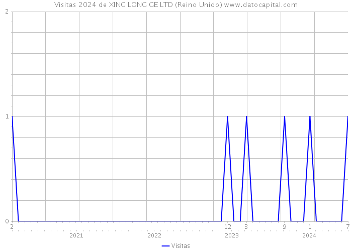 Visitas 2024 de XING LONG GE LTD (Reino Unido) 