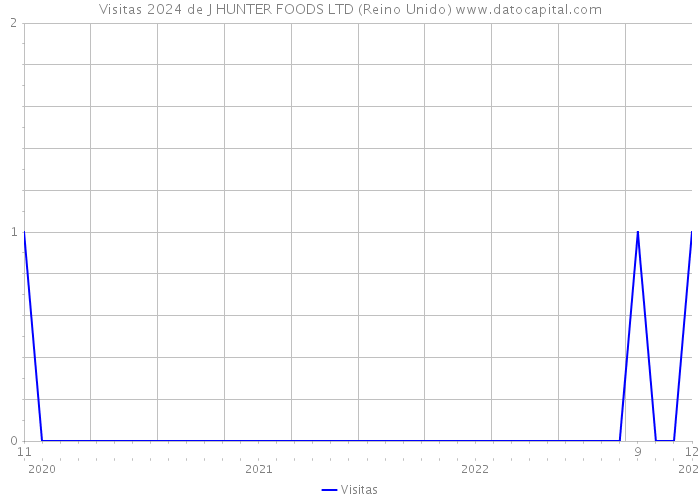 Visitas 2024 de J HUNTER FOODS LTD (Reino Unido) 
