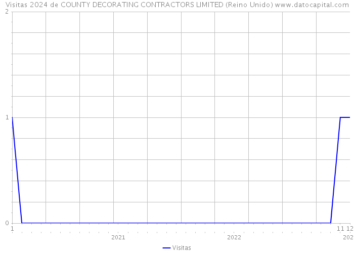 Visitas 2024 de COUNTY DECORATING CONTRACTORS LIMITED (Reino Unido) 