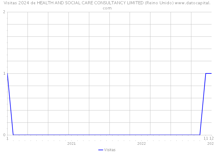 Visitas 2024 de HEALTH AND SOCIAL CARE CONSULTANCY LIMITED (Reino Unido) 