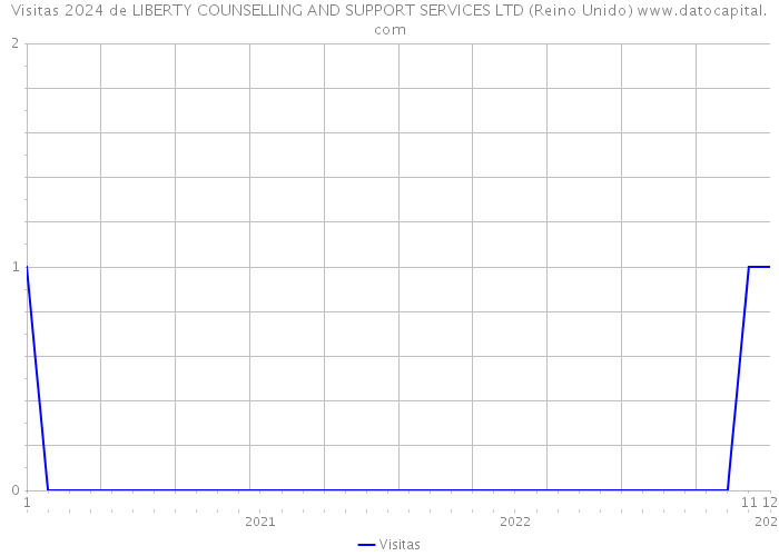 Visitas 2024 de LIBERTY COUNSELLING AND SUPPORT SERVICES LTD (Reino Unido) 