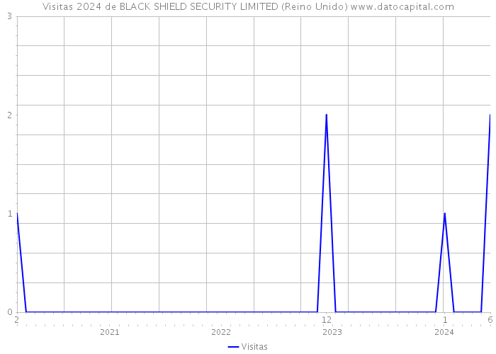 Visitas 2024 de BLACK SHIELD SECURITY LIMITED (Reino Unido) 