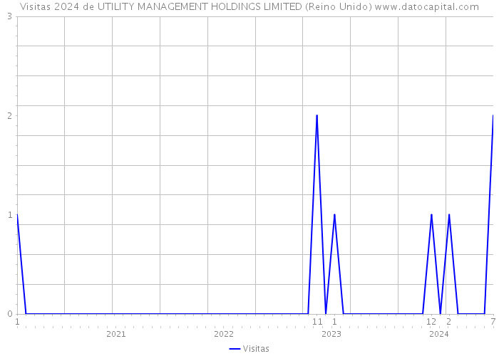 Visitas 2024 de UTILITY MANAGEMENT HOLDINGS LIMITED (Reino Unido) 