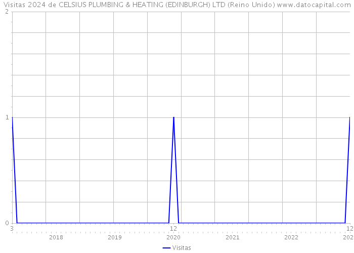 Visitas 2024 de CELSIUS PLUMBING & HEATING (EDINBURGH) LTD (Reino Unido) 