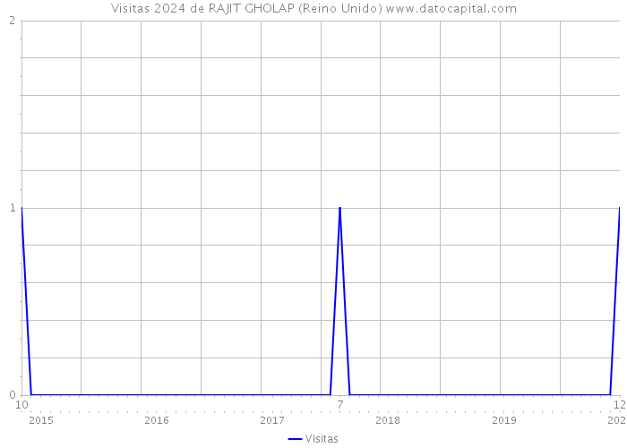 Visitas 2024 de RAJIT GHOLAP (Reino Unido) 