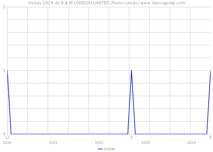 Visitas 2024 de B & M LONDON LIMITED (Reino Unido) 