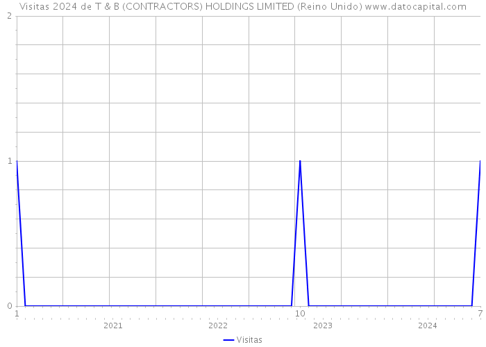 Visitas 2024 de T & B (CONTRACTORS) HOLDINGS LIMITED (Reino Unido) 