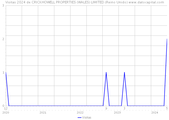 Visitas 2024 de CRICKHOWELL PROPERTIES (WALES) LIMITED (Reino Unido) 