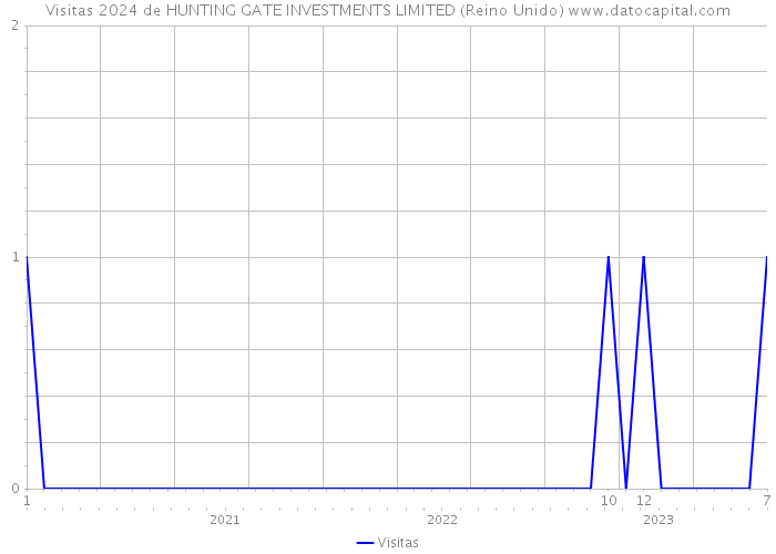Visitas 2024 de HUNTING GATE INVESTMENTS LIMITED (Reino Unido) 