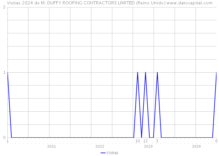 Visitas 2024 de M. DUFFY ROOFING CONTRACTORS LIMITED (Reino Unido) 