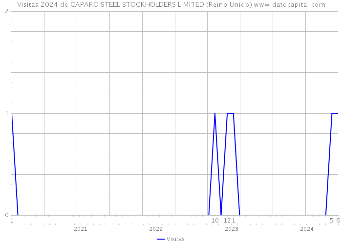 Visitas 2024 de CAPARO STEEL STOCKHOLDERS LIMITED (Reino Unido) 